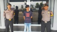 Samapta Polres Ciamis Patroli Dialogis ke Gudang Logistik Pemilu