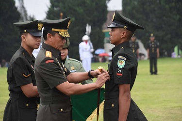 Pangdam III/Siliwangi Mayjen TNI Mohammad Fadjar, Lantik 152 orang Tamtama