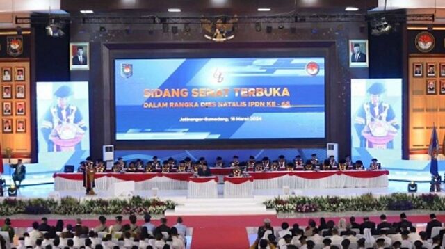 Bupati Bogor Hadiri Kegiatan Sidang Senat Dies Natalis IPDN ke-68