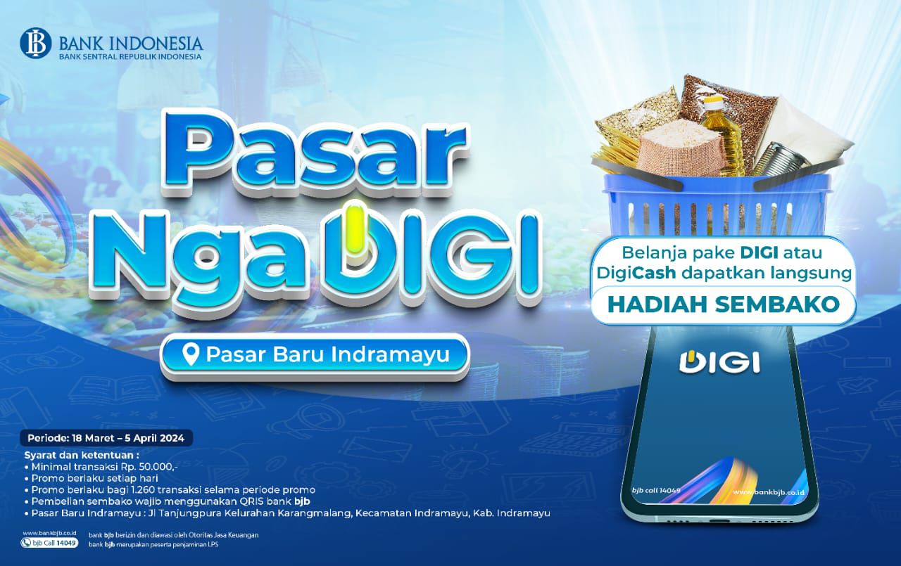 bank bjb Hadirkan Pasar NgaDIGI, Belanja ke Pasar Dapat Hadiah