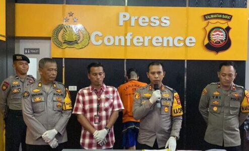 Kapolres Singkawang Pimpin Presss Conference Kasus Penghilangkan Jiwa Atau Pun Penganiayaan