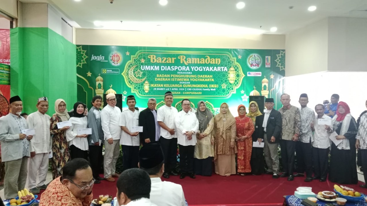 Kembali untuk yang Ketiga Kalinya Ikatan Keluarga Gunungkidul (IKG) dipercaya Banhubda DIY untuk Menggelar Bazar Ramadan UMKM Diaspora Yogyakarta