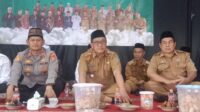 Polsek Cihaurbeuti Polres Ciamis Hadiri Pengajian Rutin Bulanan Kecamatan Cihaurbeuti