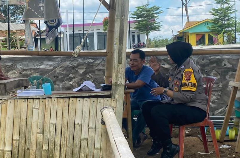 Sampaikan Himbauan Kamtibams, Polsek Ciamis Giat Kunjungan Silaturahmi kepada Warga Desa Bendasari