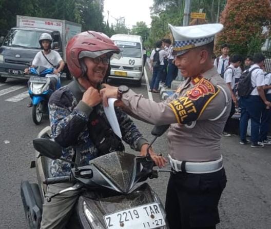 Disiplin Berlalu Lintas Operasi Keselamatan Lodaya, Satlantas Polres Ciamis