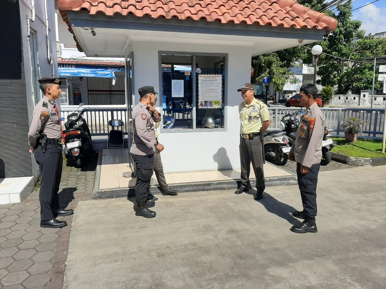 Sat Binmas Polres Ciamis Koorkom ke Satpam Perbankan