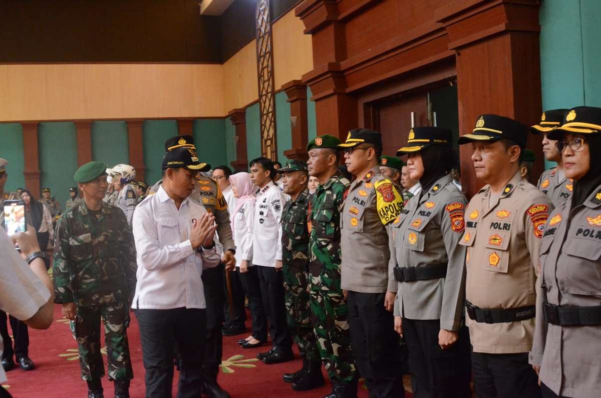 Ratusan Personel Gabungan Jaga Keamanan Perayaan Idulfitri di Wilayah Kabupaten Bogor