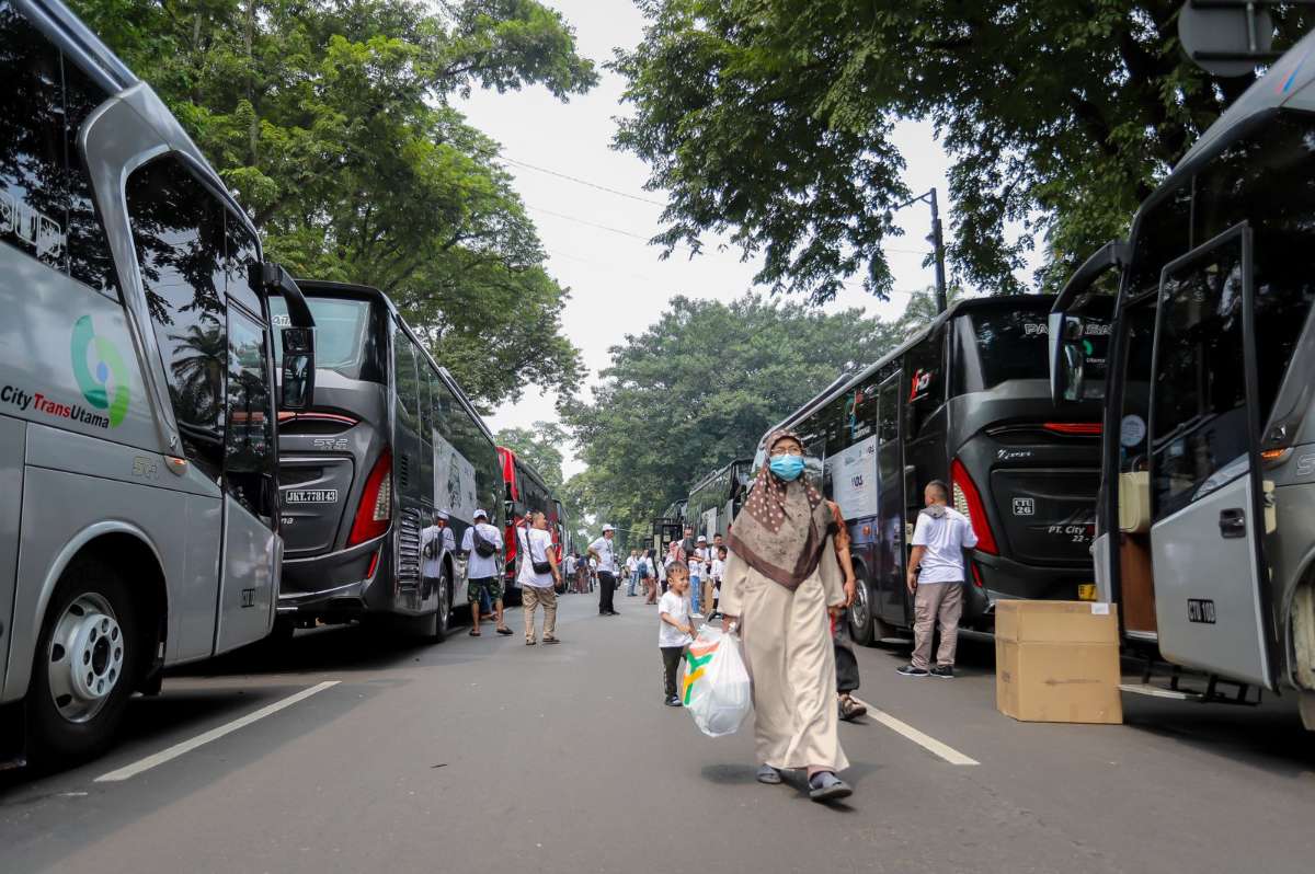 Warga Antusias Ikuti Mudik Gratis ke Surabaya, Lampung Hingga Palembang