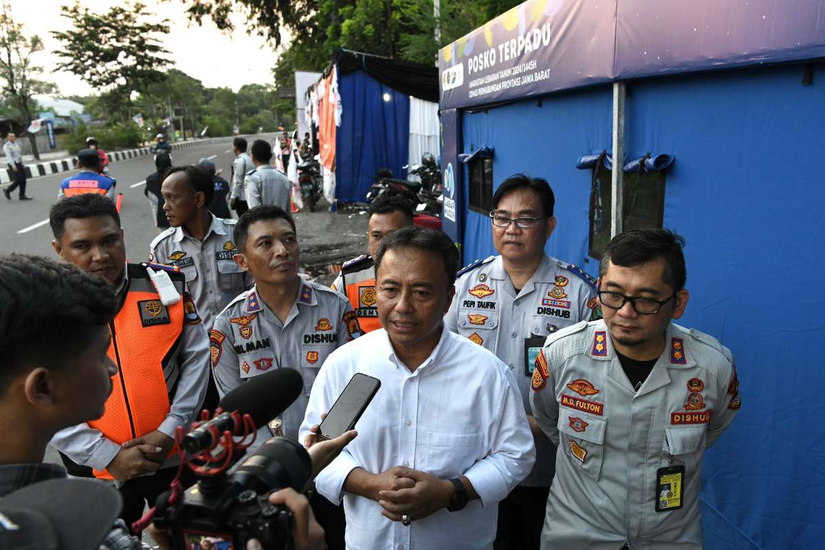 Sekda Jabar Herman Suryatman Monitoring Rest Area dan Posko UPTD Dishub