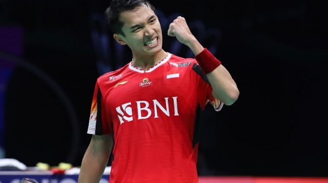 Jonatan Christie Menang Bawa indonesia Ke Final Thomas Cup 2024.