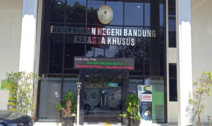 Pengadilan Negeri Kelas 1A Bandung Jalan RE Martadinata. *poto eko