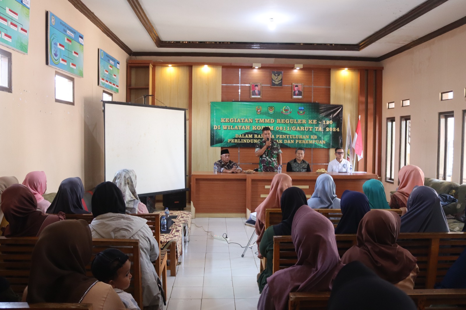 Program TMMD ke-120 Kodim 0611/Garut Berhasil Meningkatkan Kualitas SDM di Kampung Buleud.