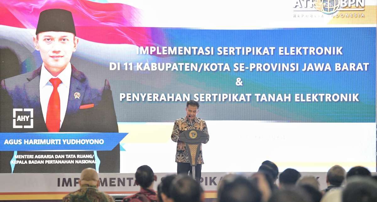 Bey Machmudin Sambut Baik Implementasi Sertipikat Tanah Elektronik