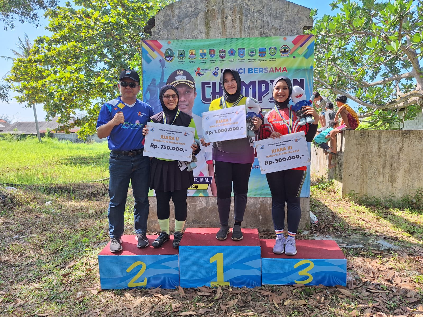 Cabor Sepeda MTB Sumbangan Satu Medali Emas di Porsenitas Cilacap