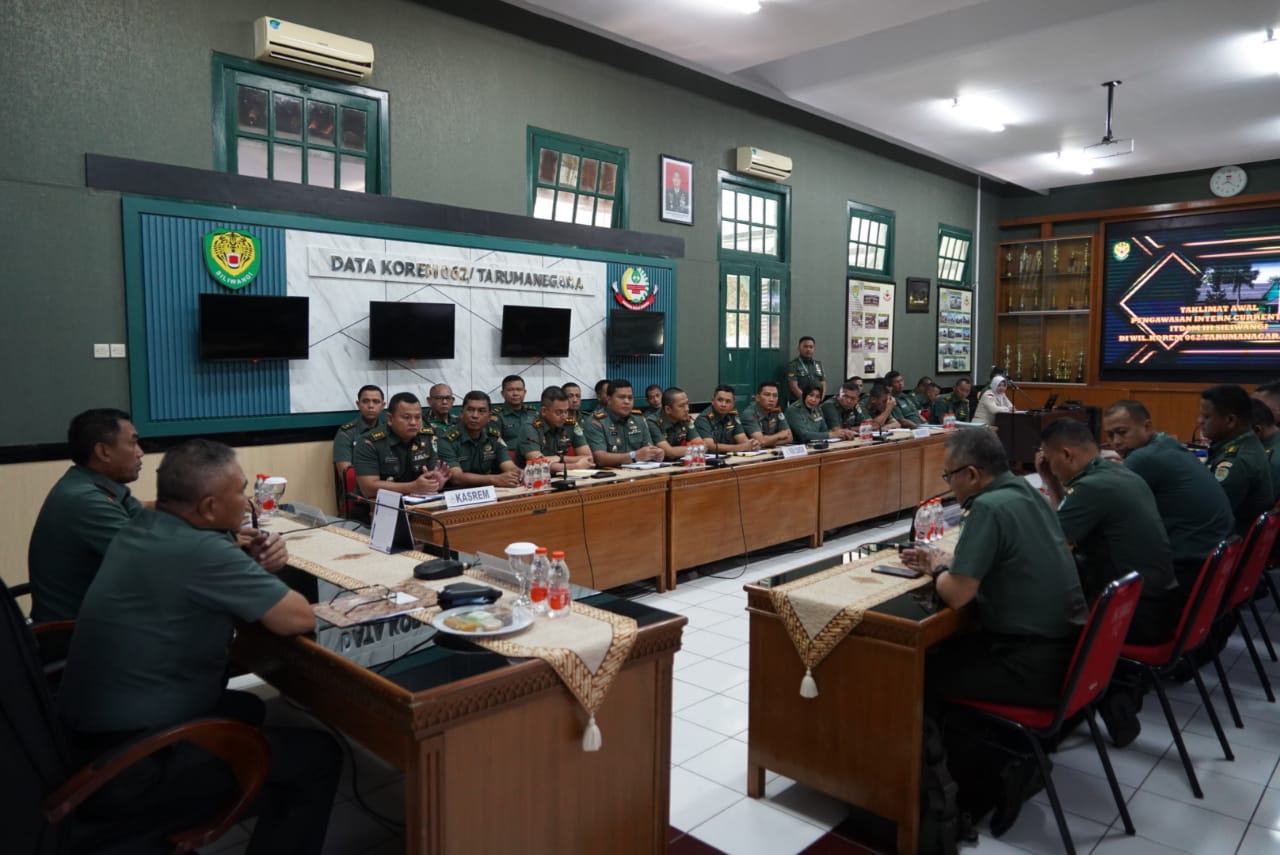 Terima Tim Wasrik, Danrem 062/Tn, "Current Audit Memiliki Arti Penting".