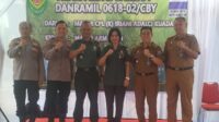 Lepas Sambut Komandan Koramil 18-02/ Cibeunying dari Mayor Cpl (K) Iriani Adalci Kuada kepada Mayor Arm Rikin.