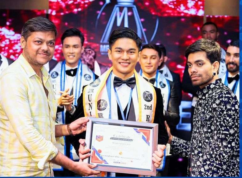 Kembali Banggakan Kota Bandung, Vic Fadlin Raih Gelar Runner Up Mister Universe 2024