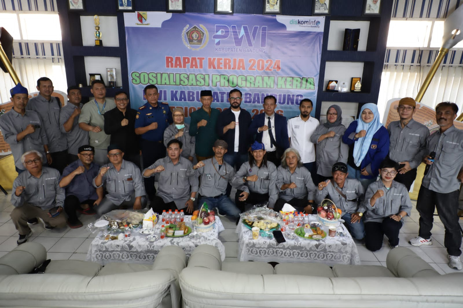 Pemkab Bandung Apresiasi Rapat Kerja PWI Kabupaten Bandung