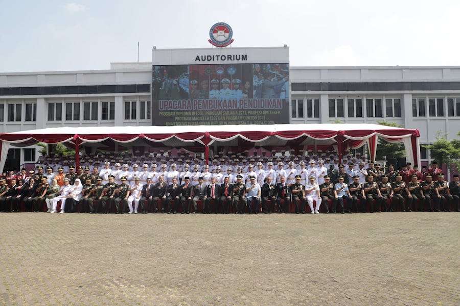 Plh Pj Bupati Bogor Hadiri Upacara Pembukaan Pendidikan 898 Kadet Mahasiswa Baru di Unhan