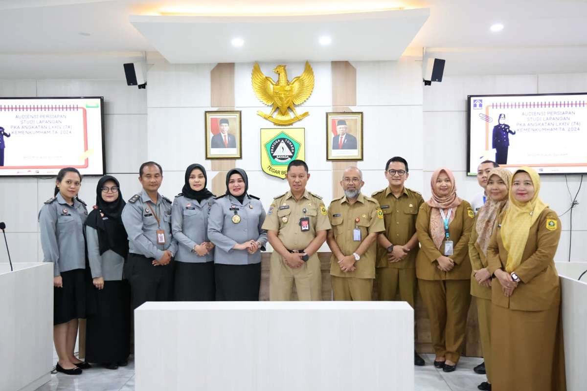 Pj. Bupati Bogor Terima Kunjungan BPSDM Kementerian Hukum dan HAM