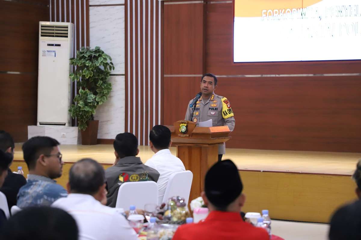 Coffee Morning Polres Metro Bekasi, Pemdakab Dukung Deklarasi Damai Pilkada 2024