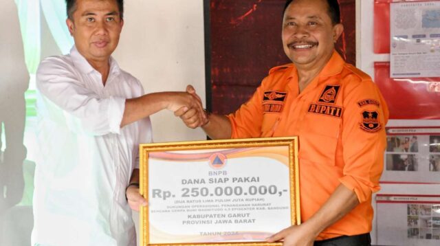 GEMPA GARUT – KAB BANDUNG Bey Machmudin: Pelatihan Mitigasi Bencana Harus Makin Gencar