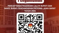 KPU Pangandaran Buka Pendaftaran Paslon Pilkada 2024, Paslon Dijadwalkan Daftar di Hari Terakhir