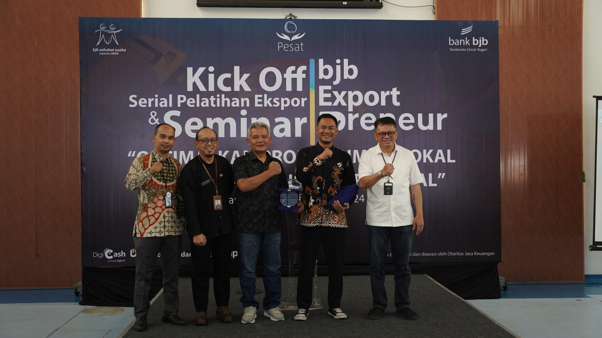 Gelar BJB EXPORTPRENEUR, bank bjb Siap Lahirkan Eksportir Baru