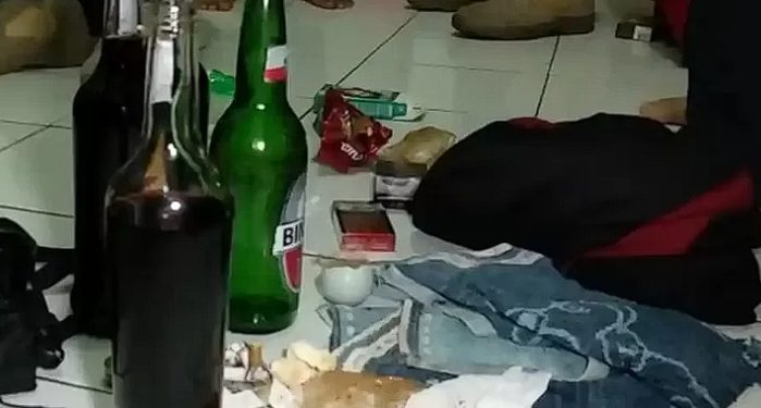Tim Maung Galunggung Polres Tasikmalaya Kota Bubarkan Pesta Miras Remaja di Cisayong