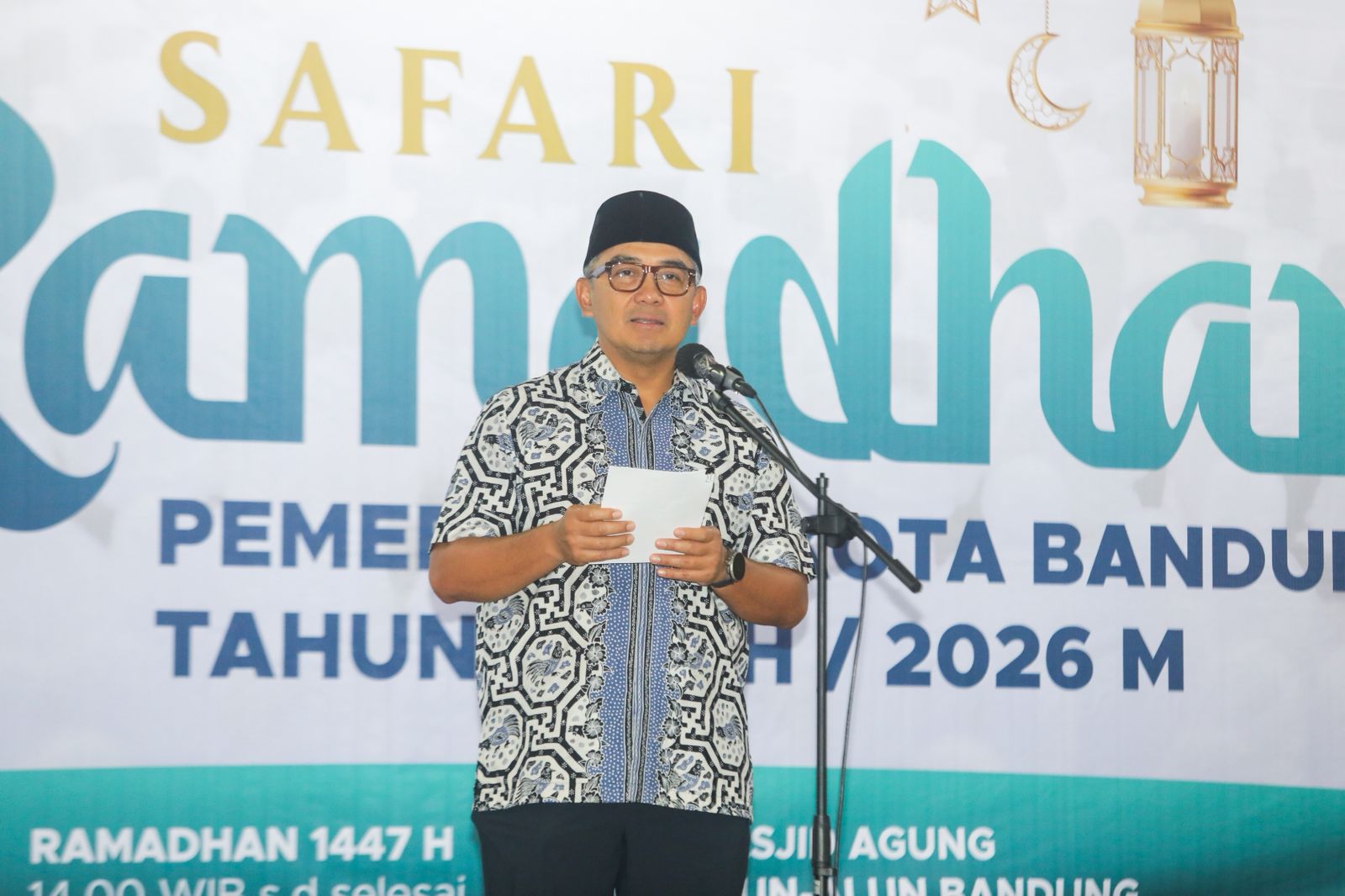 Safari Ramadan Bandung 2026 Bukan Seremonial: Farhan Buka Dialog Warga, Soroti Sampah hingga Ketimpangan