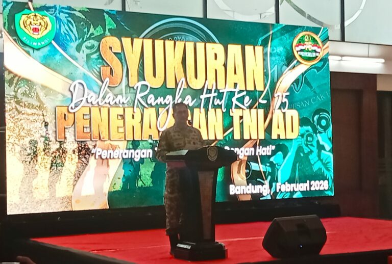 Pangdam III/Siliwangi Mayjen TNI Kosasih, SE, MM, Menghadiri Perayaan HUT ke 75 Penerangan TNI AD