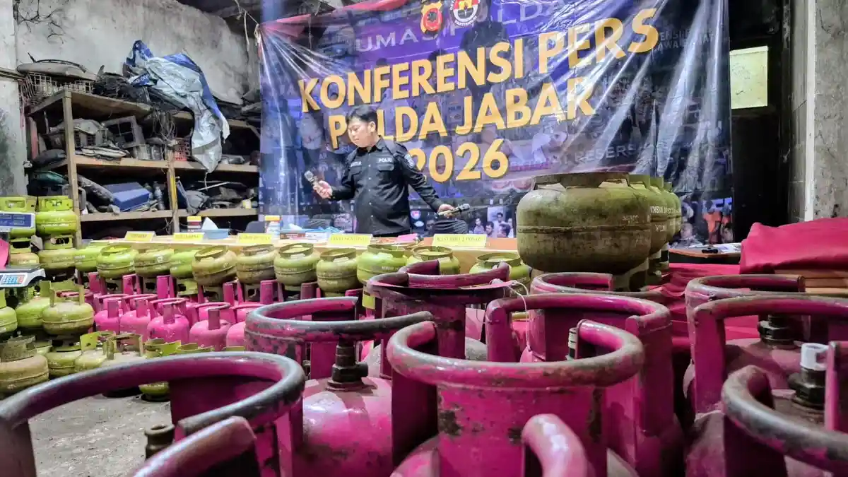 Polda Jabar Bongkar Penyalahgunaan LPG Subsidi di Cimaung, Kerugian Negara Tembus Rp2,8 Miliar