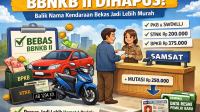 BBNKB II Dihapus, Balik Nama Kendaraan Bekas Kini Lebih Murah dan Praktis BBNKB II Dihapus, Balik Nama Kendaraan Bekas Kini Lebih Murah dan Praktis