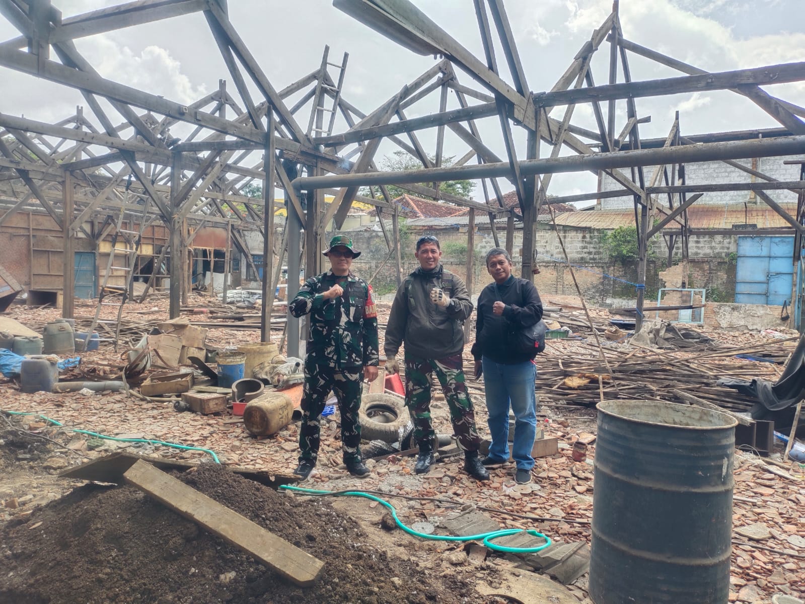 Kodim 0618/Kota Bandung Giat Membangun KDKMP di 4 Titik Wilayah Koramil