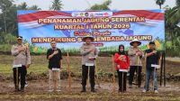 Polres Ciamis Tanam Jagung Serentak 2026, Dukung Swasembada Pangan Nasional