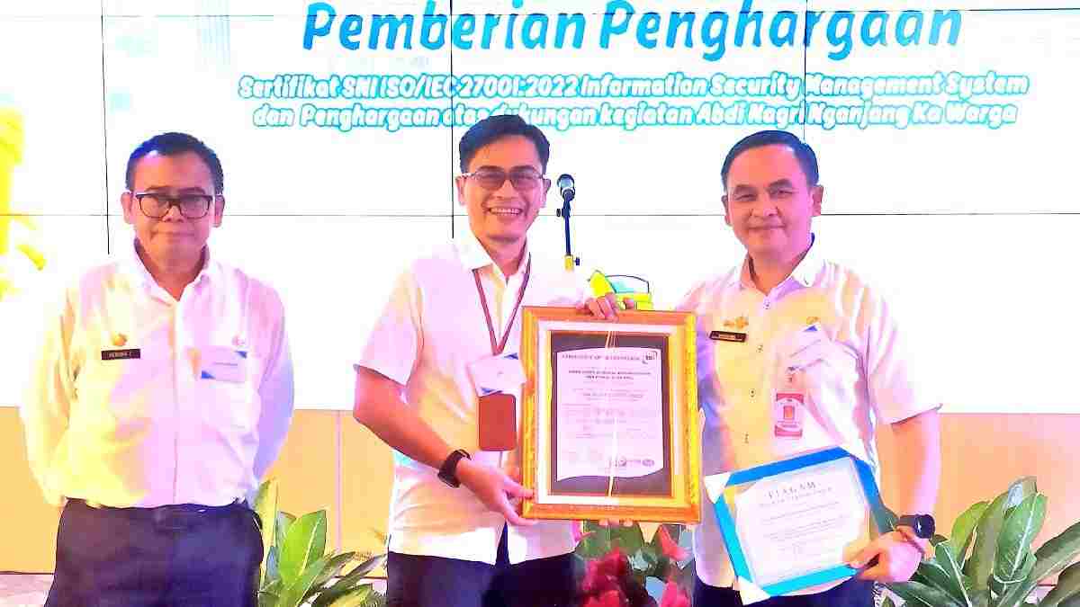 Disdukcapil Ciamis Raih Sertifikat Internasional, Perkuat Keamanan Data dan Pelayanan Publik
