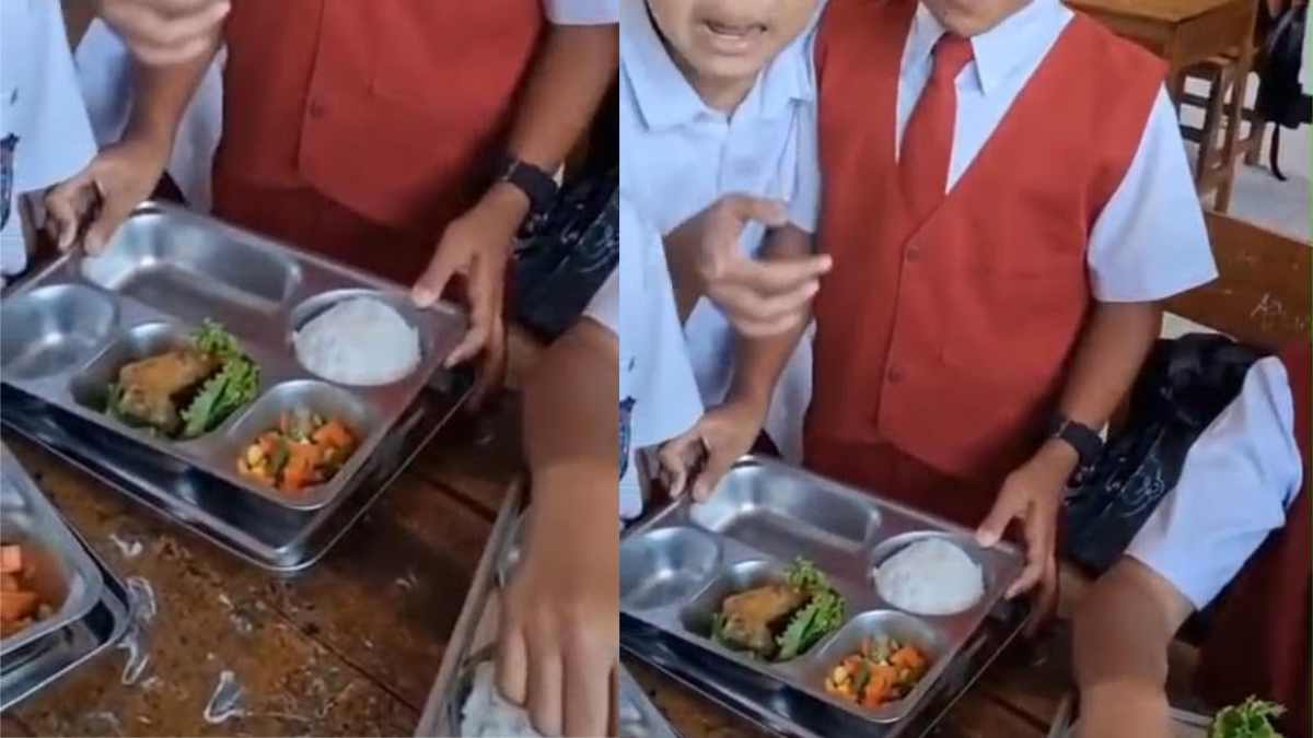 Viral! Siswa di Garut Tolak Menu MBG karena Nasi Bau Basi, Sekolah Ambil Langkah Cepat
