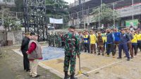 Kerja Bakti TNI dan Warga Bandung Wetan, Percantik Kota Pasca Aksi Vandalisme