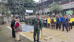 Kerja Bakti TNI dan Warga Bandung Wetan, Percantik Kota Pasca Aksi Vandalisme