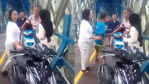 Viral Pria Diduga Hendak Lompat dari Jembatan Cirahong, Berhasil Diselamatkan Warga